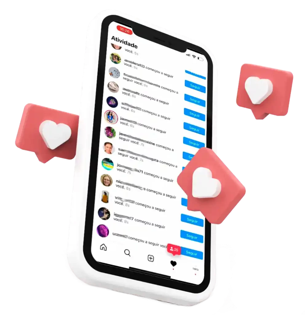 Crescimento nas redes sociais